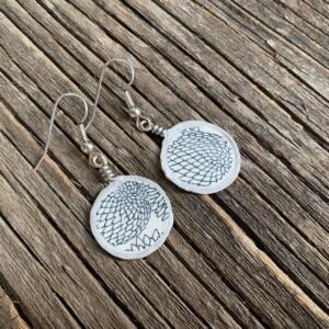 Black and White Japanese Chiyogami Moons