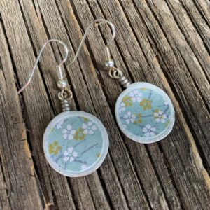 Cherry Blossom Japanese Chiyogami Paper Moons