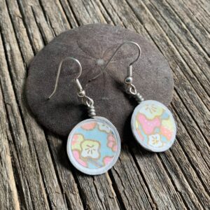 Pastel Floral Japanese Chiyogami Paper Moons